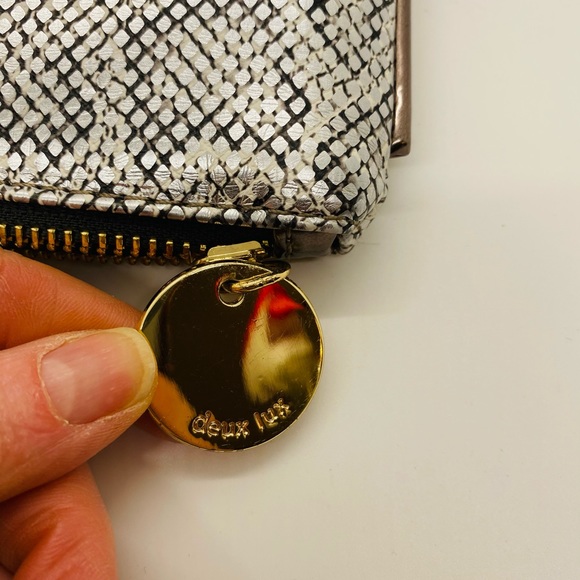 NWT Deux Lux Snakeprint Clutch - Picture 9 of 9